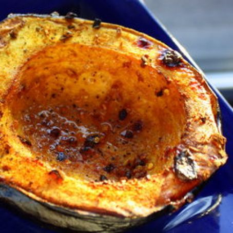 Baked Curry Acorn Squash