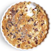 Pear and Dried Cranberry Clafoutis