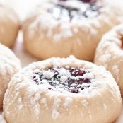 BUTTERY JAM THUMBPRINT COOKIES