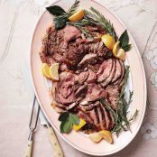 Salt-crusted Leg of Lamb