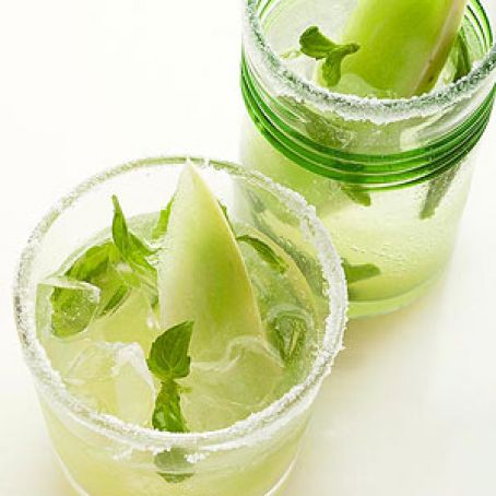Honeydew-Basil Nojitos