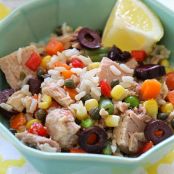 Italian Tuna and Brown Rice Salad - Skinnytaste
