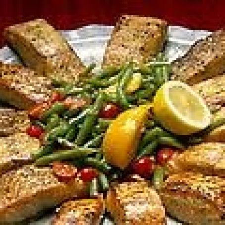 Pan Seared Salmon with Haricots Verts Salad