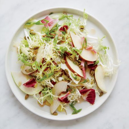 Endive Salad with Pears and Pumpkin Seeds