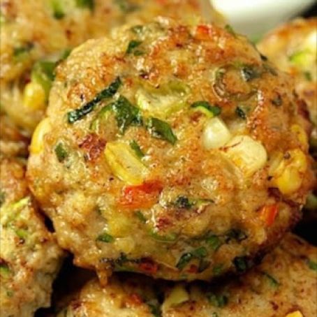 Turkey, Zucchini & Corn Burgers