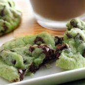 Mint Chocolate Chip Cookies