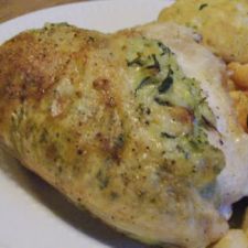Alouette Almond Zucchini Stuffed Chicken