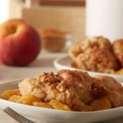 PRESSURE COOKER PEACH COBBLER