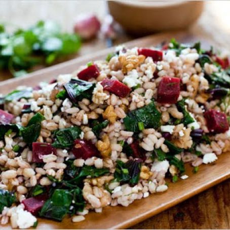 Farro Salad with Beets