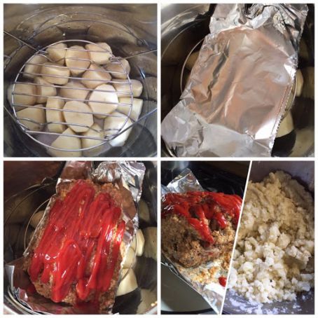 Meatloaf & Potatoes - Instant Pot