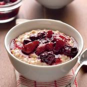 Irish Porridge with Berry Compote