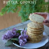Lilac Butter Cookie Ingredients