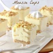 No-Bake Lemon Cheesecake Mousse Cups