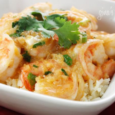 Red Thai Coconut Curry Shrimp