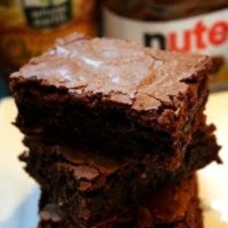 Nutella & Peanut Butter Brownies