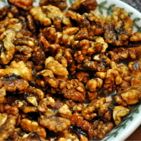walnuts - Maple Roasted Walnuts Recipe