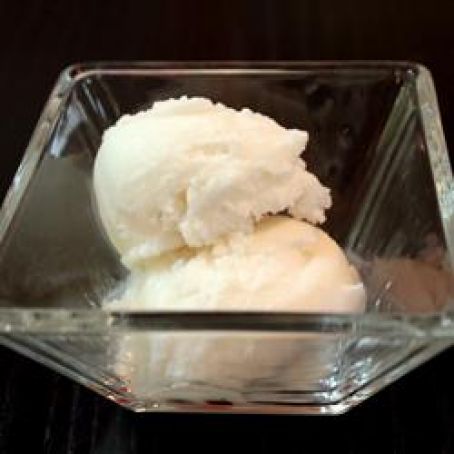 Ming's Perfectly Simple Coconut Sorbet