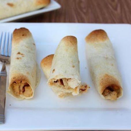 Bacon Chicken Ranch Taquitos