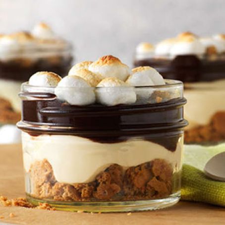 PHILADELPHIA No-Bake S'mores Parfaits