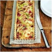 Potato, Green Onion & Bacon Tart