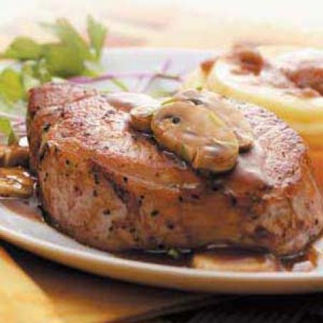 2007 Tarragon Chops with Mushrooms