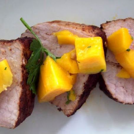 Pork Loin with Mango Salsa