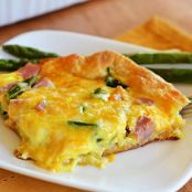 Ham and Asparagus Breakfast Bake
