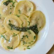 Pumpkin Lune with Butter and Sage