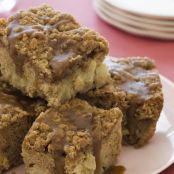 Emeril's Apple Coffee Cake with Crumble Topping and Brown Sugar Glaze