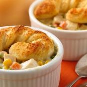 Mini Chicken Alfredo Pot Pies