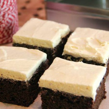 Brownies by Heart with Sour Cream Frosting