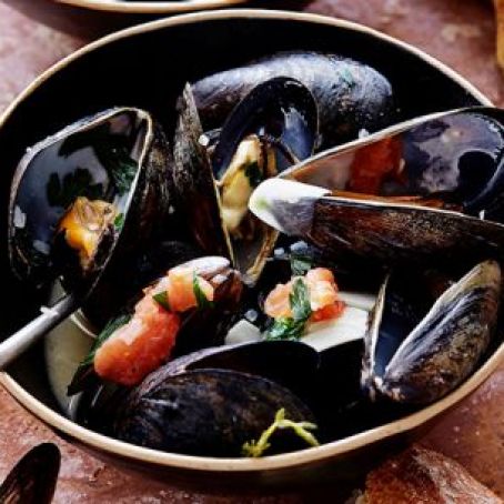 Steamed Mussels