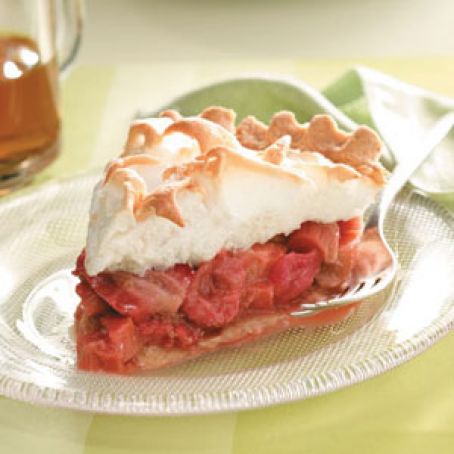 Strawberry-Rhubarb Meringue Pie Recipe
