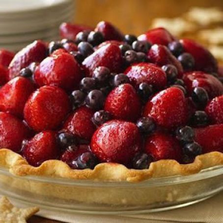 Here's to the Red, White & Blue Pie