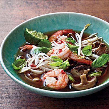 Spicy Shrimp Noodle Soup