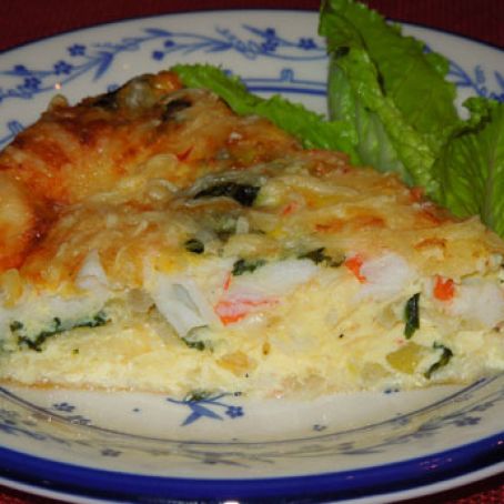 Seafood Quiche Low Carb