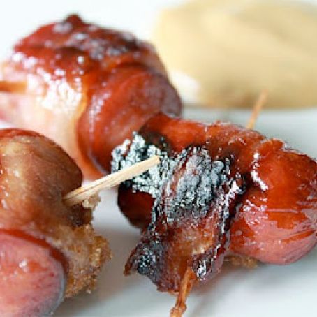 Bacon Wrapped Sausage (smoker)