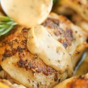 HERB CHICKEN WITH LEMON CREAM SAUCE