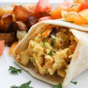 Apple Sausage Breakfast Burritos