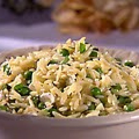 Warm Orzo Pasta Salad