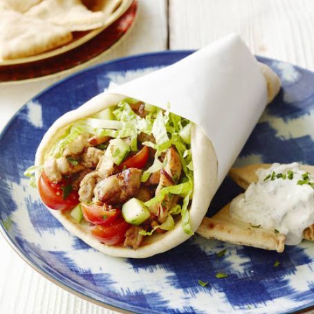 CHICKEN SHAWARMA STUFFED PITA