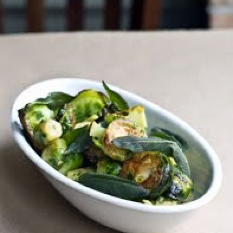 BRUSSELS SPROUTS w/BROWN BUTTER & SAGE