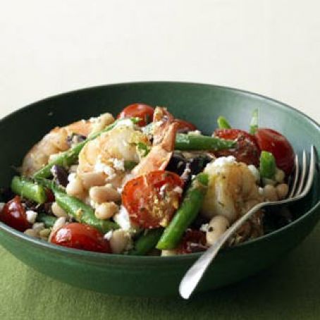 Greek-Style Shrimp & Cannellini Beans Recipe