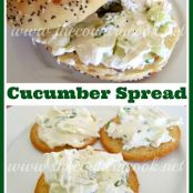CUCUMBER CREAM CHEESE SPREAD {country cook}