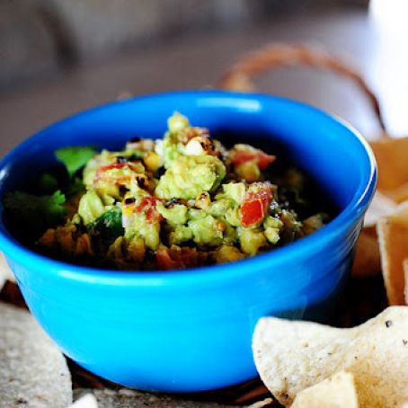 Grilled Corn Guacamole