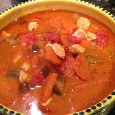 Thai Red Chicken Curry (Gaeng Khiao Wan Gai)