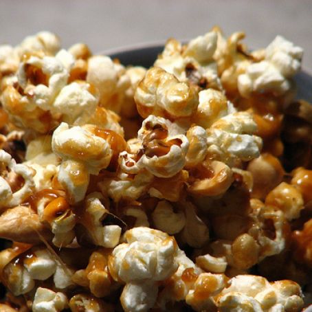Caramel Popcorn Clusters