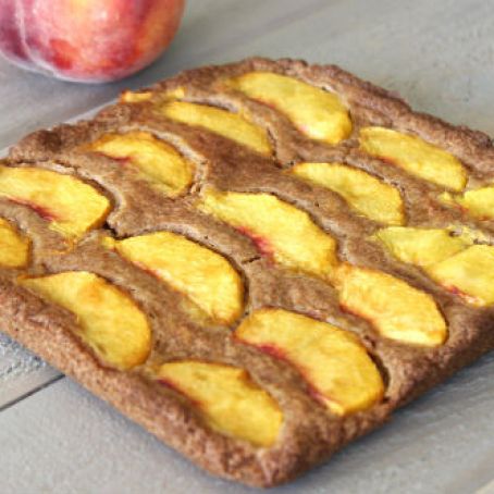 Grain Free Peach Cookie Bars
