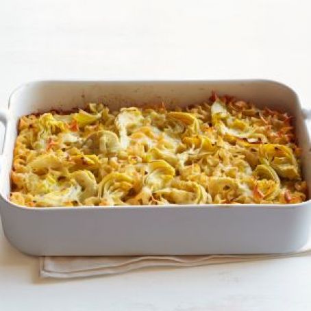 New Mexi-Cali Green Chile-Cheese Kugel