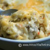 Potato, Sausage & Cheese Breakfast Casserole